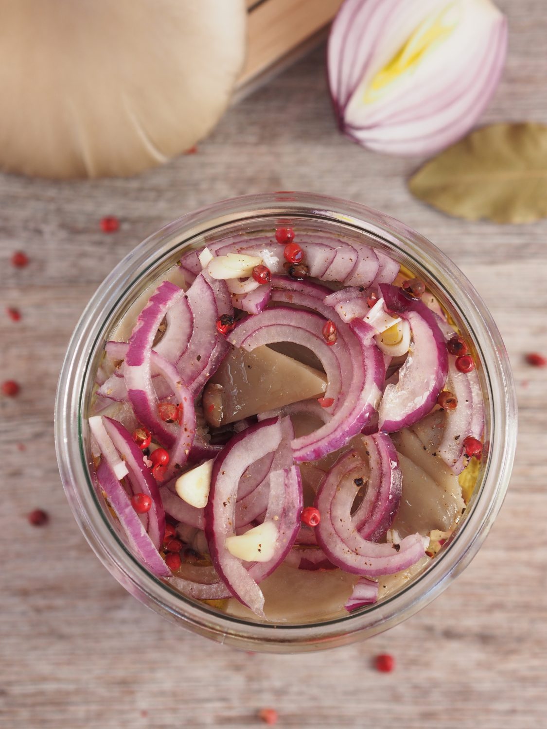 Śledzie z boczniaków bez mleka, bez jajek, bez glutenu, bez cukru, wegańskie